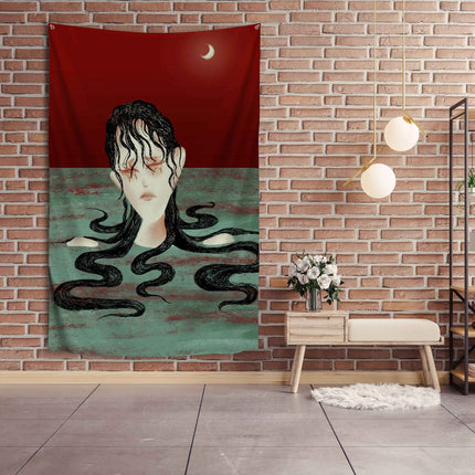 Sienos dekoracija gobelenas Flustas Jower „Mermaid