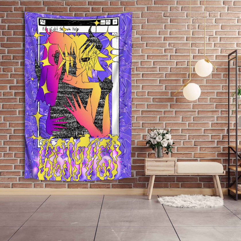 Sienos dekoracija gobelenas Flustas Jower „Besties