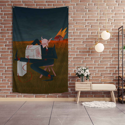 Sienos dekoracija gobelenas Flustas Jower „Burnout