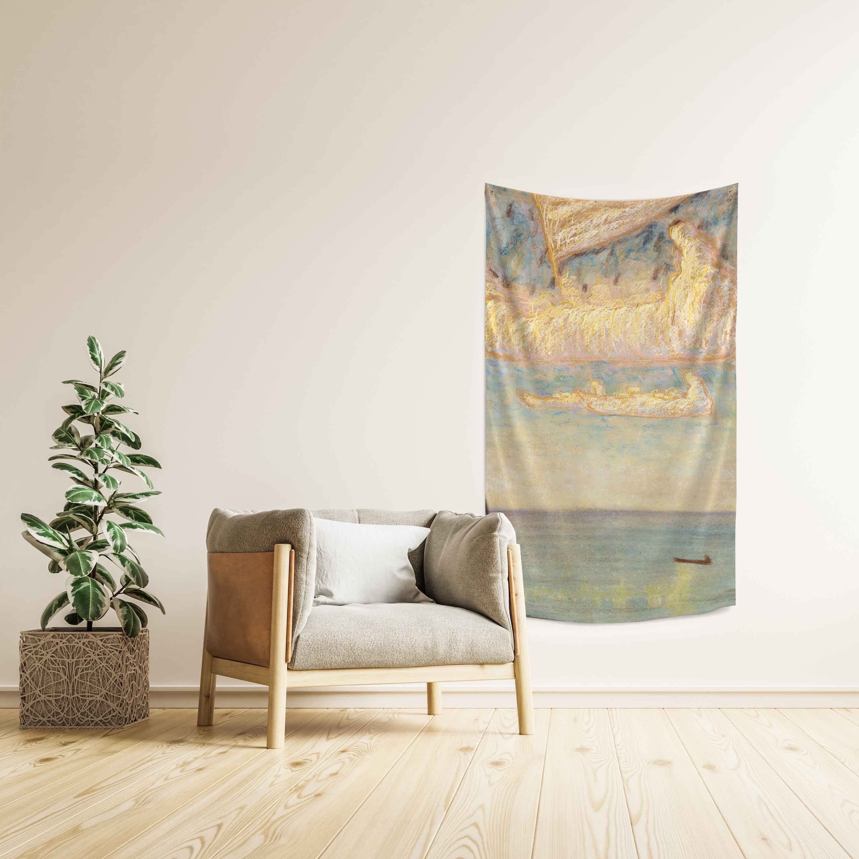 Sienos dekoracija gobelenas M. K. Čiurlionis „Mintys