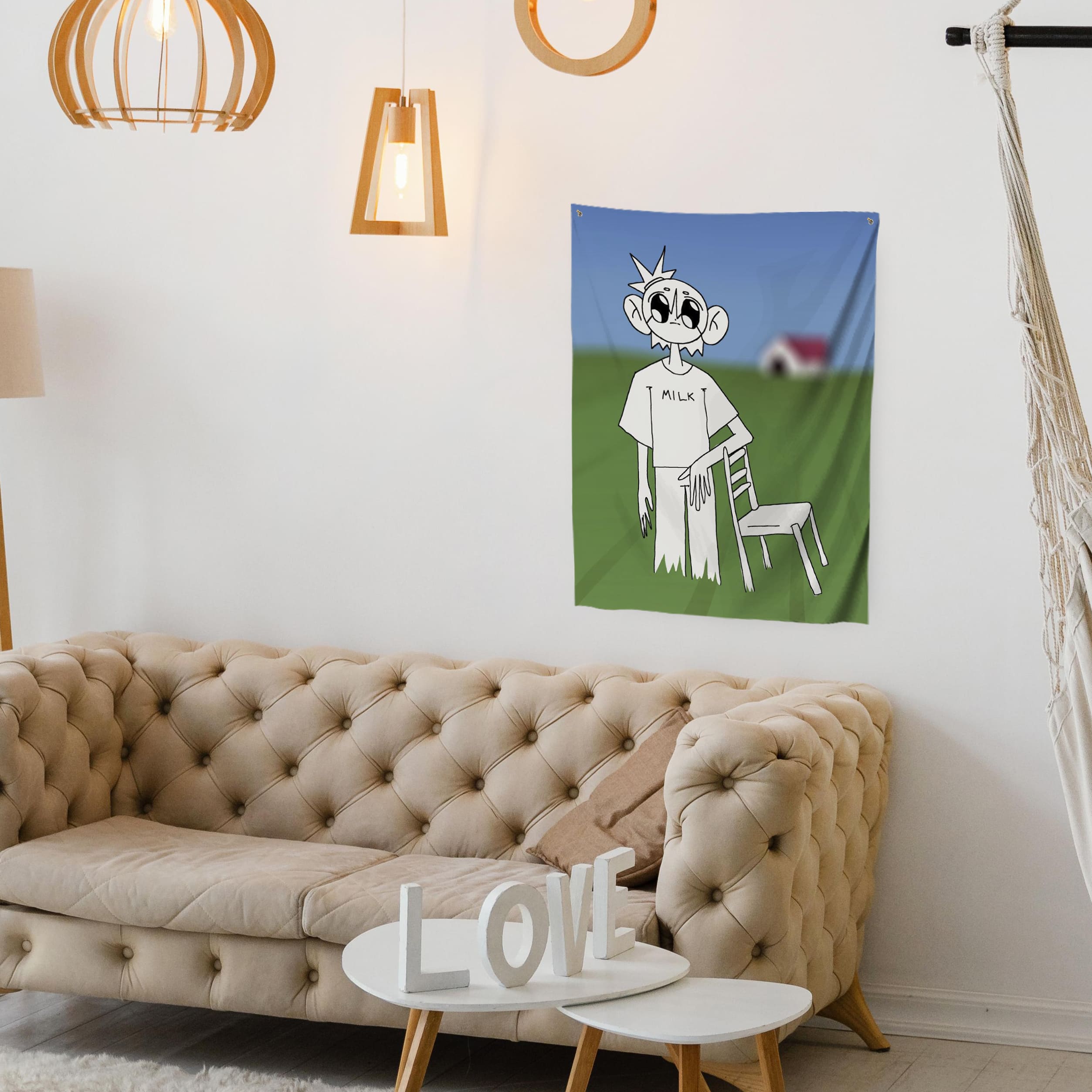 Sienos dekoracija gobelenas Flustas Jower „Visions 01