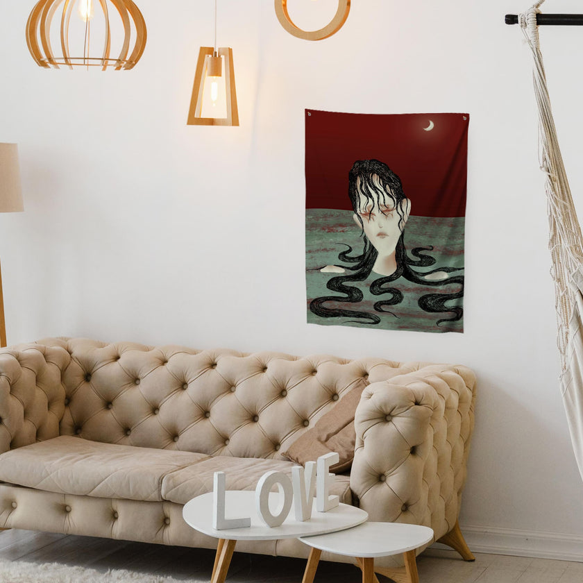 Sienos dekoracija gobelenas Flustas Jower „Mermaid