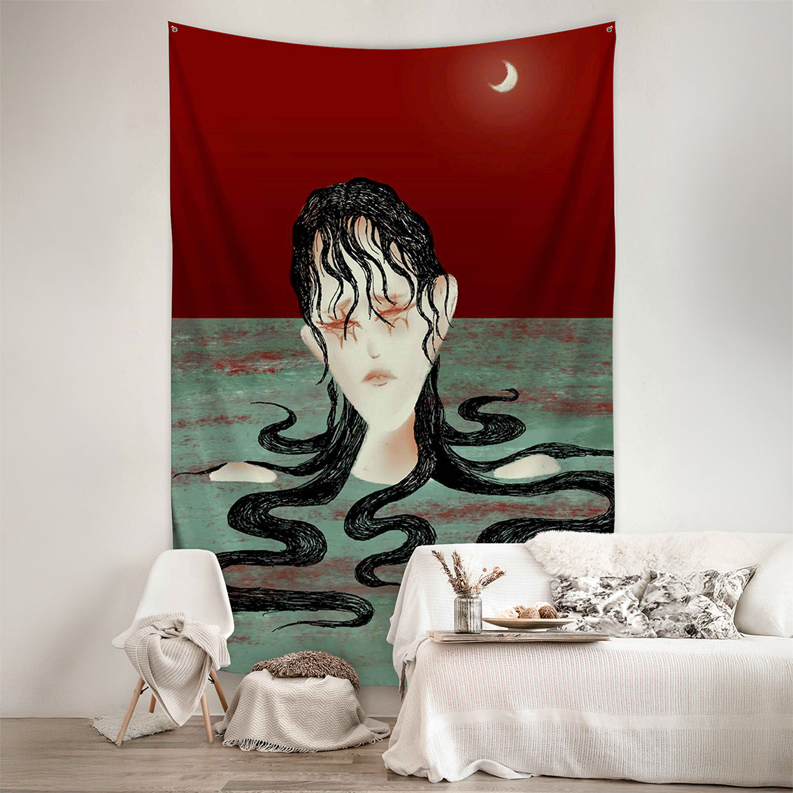 Sienos dekoracija gobelenas Flustas Jower „Mermaid