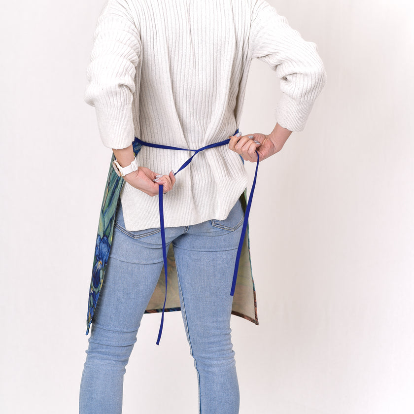 Prijuostė iš perdirbto audinio Vincent van Gogh „Irises