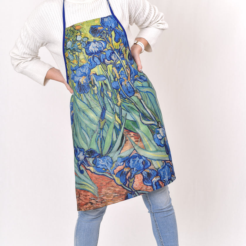 Prijuostė iš perdirbto audinio Vincent van Gogh „Irises