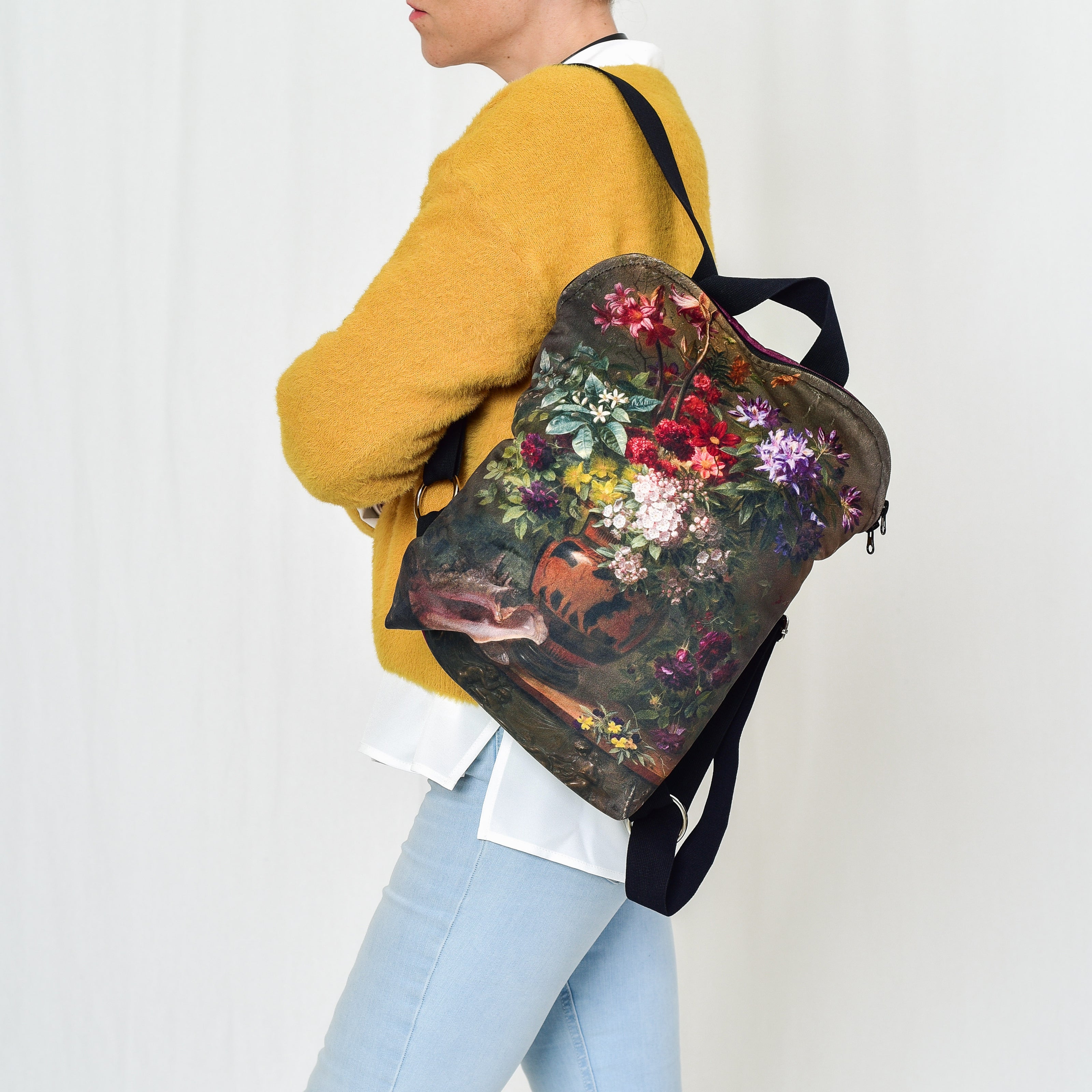 Kuprinė No. 1 Gregorius van Os „Still Life with Flowers in a Greek Vase