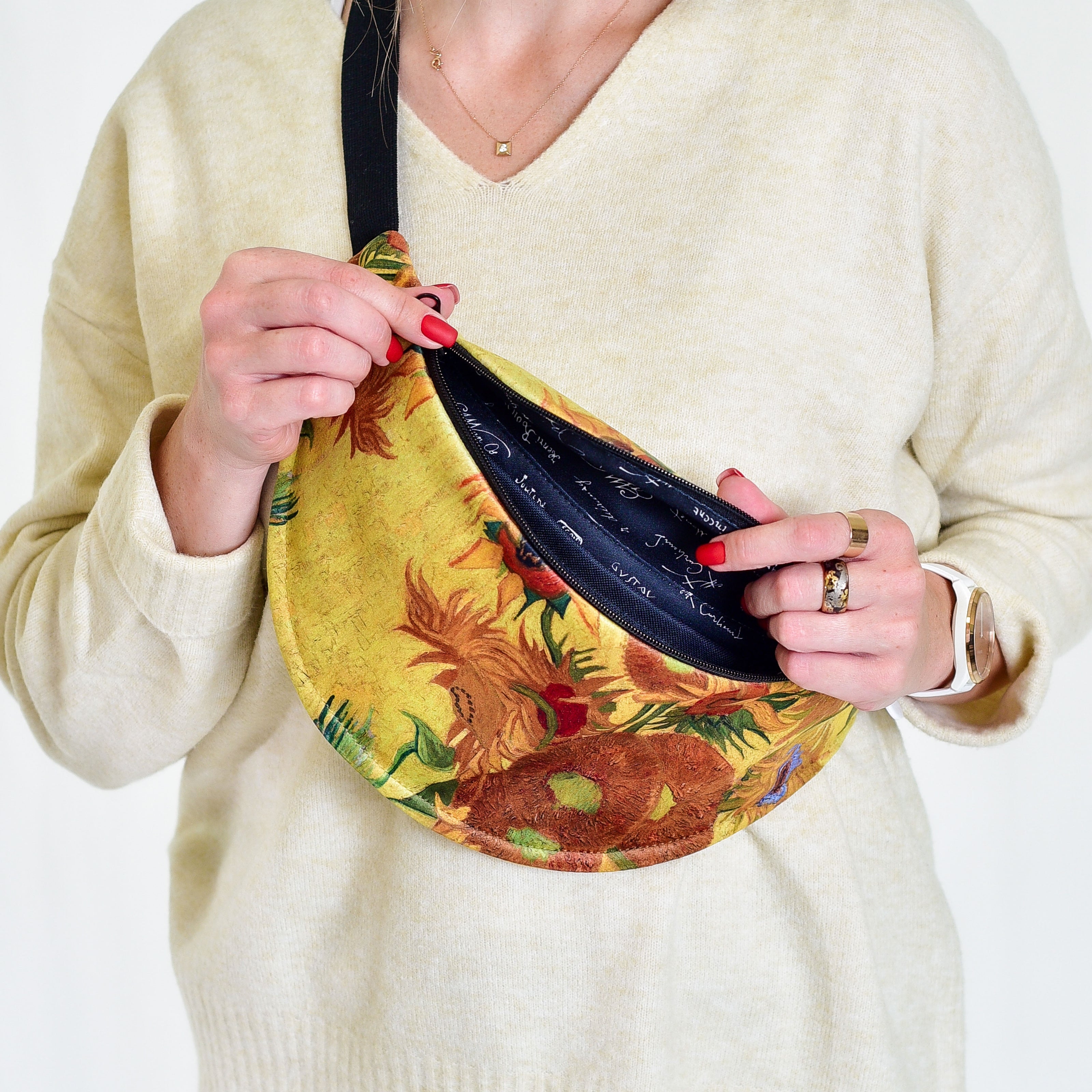 Juosmens rankinė Vincent van Gogh „Sunflowers