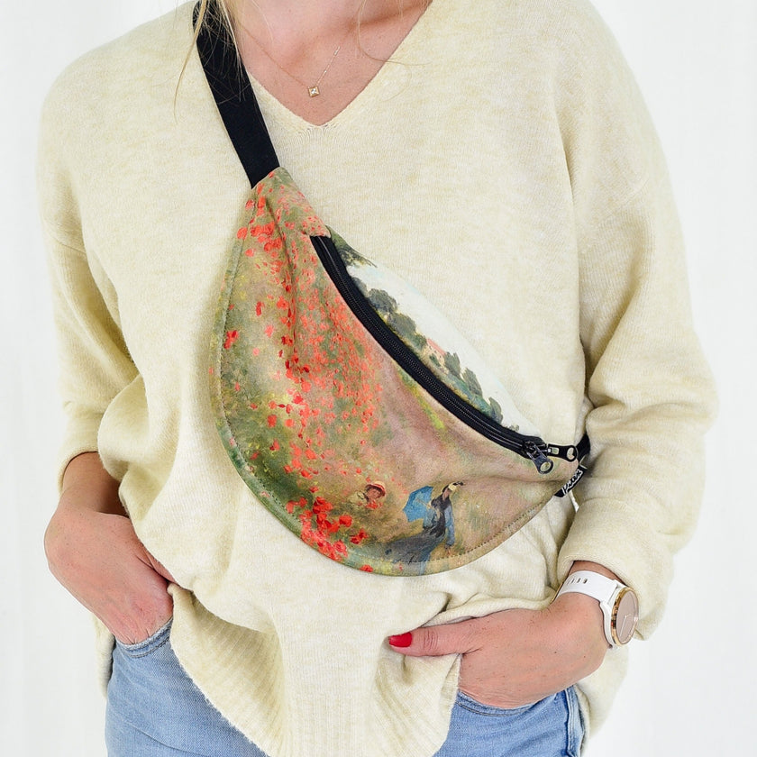 Juosmens rankinė Claude Monet „Poppy field