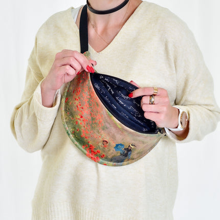 Juosmens rankinė Claude Monet „Poppy field