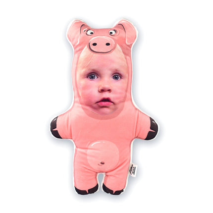 Gnome pagalvėlė su jūsų nuotrauka „Paršiukas