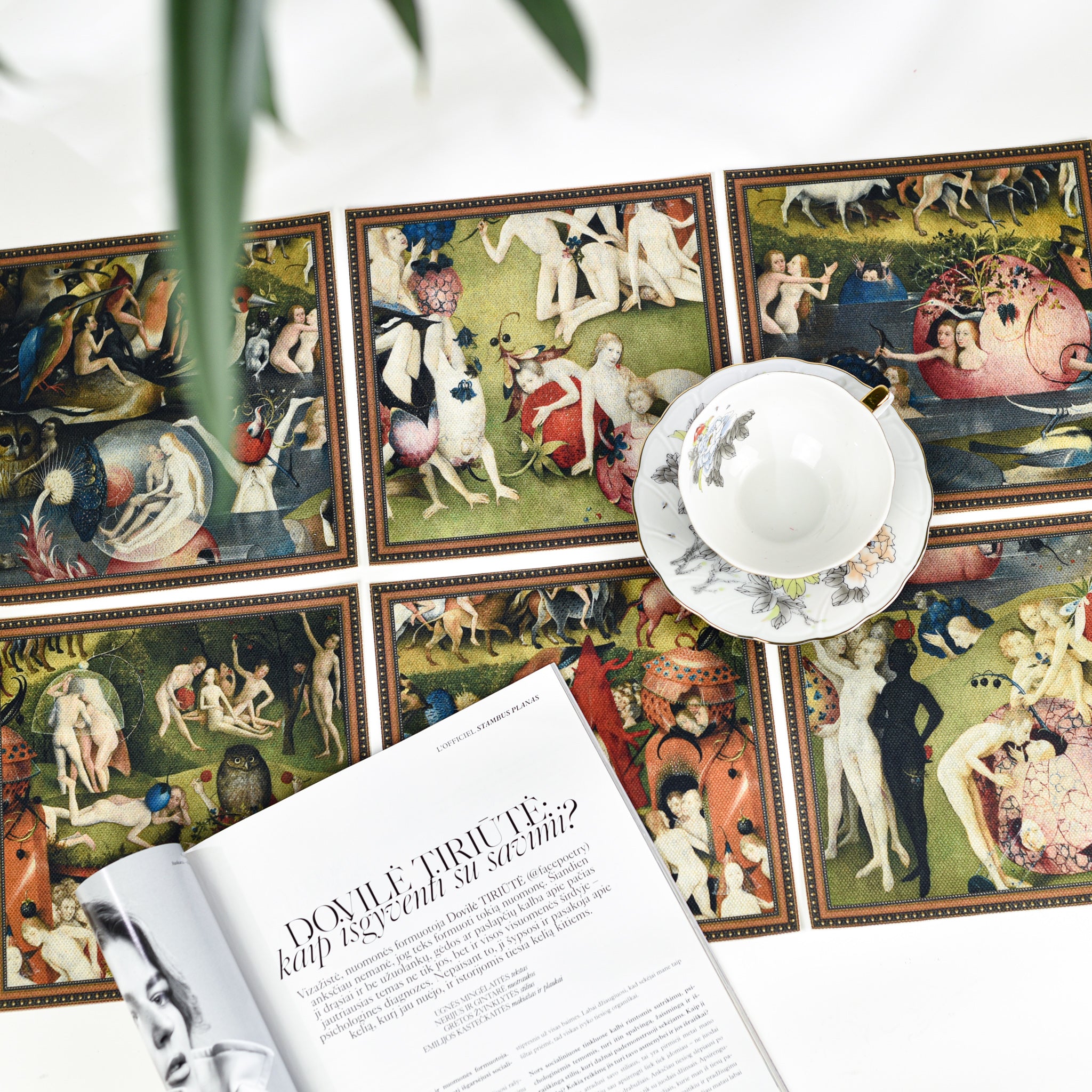 Stalo padėkliukai „Hieronymus Bosch