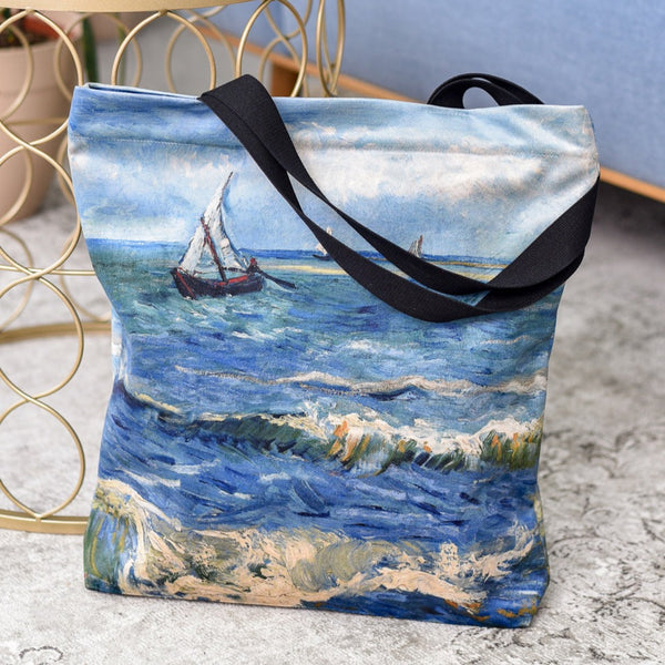 Shopping bag Vincent van Gogh "The Sea at Les Saintes-Maries-de-la-Mer"
