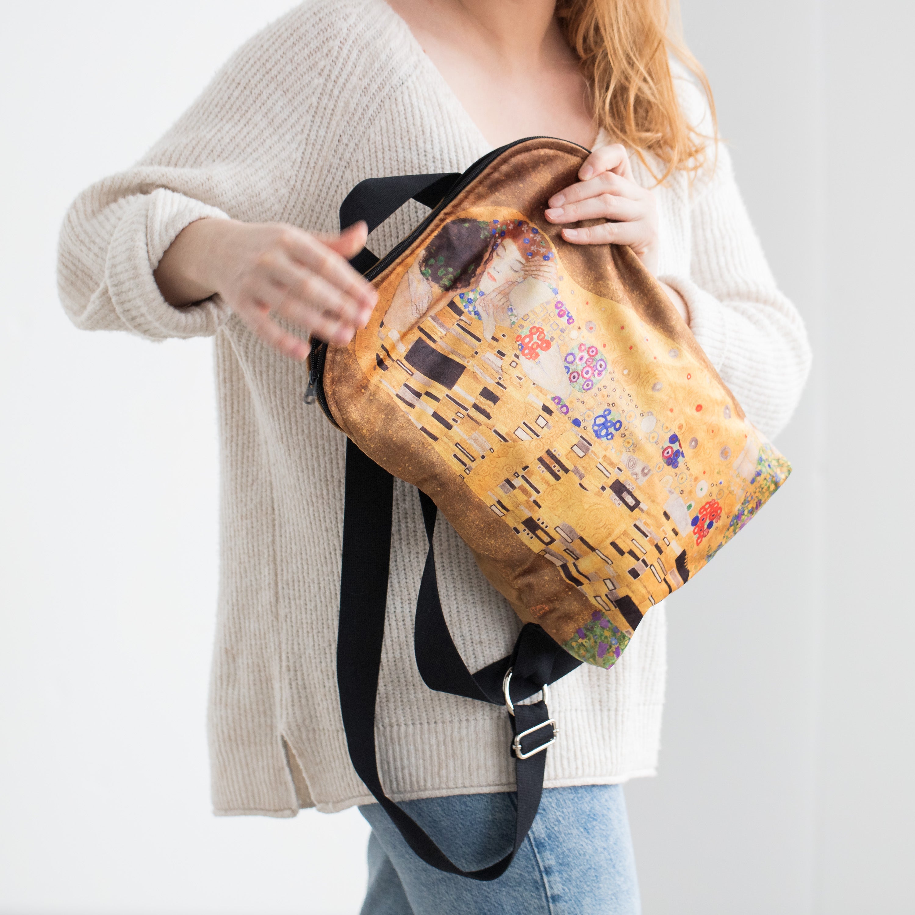 Kuprinė No. 1 Gustav Klimt „The Kiss