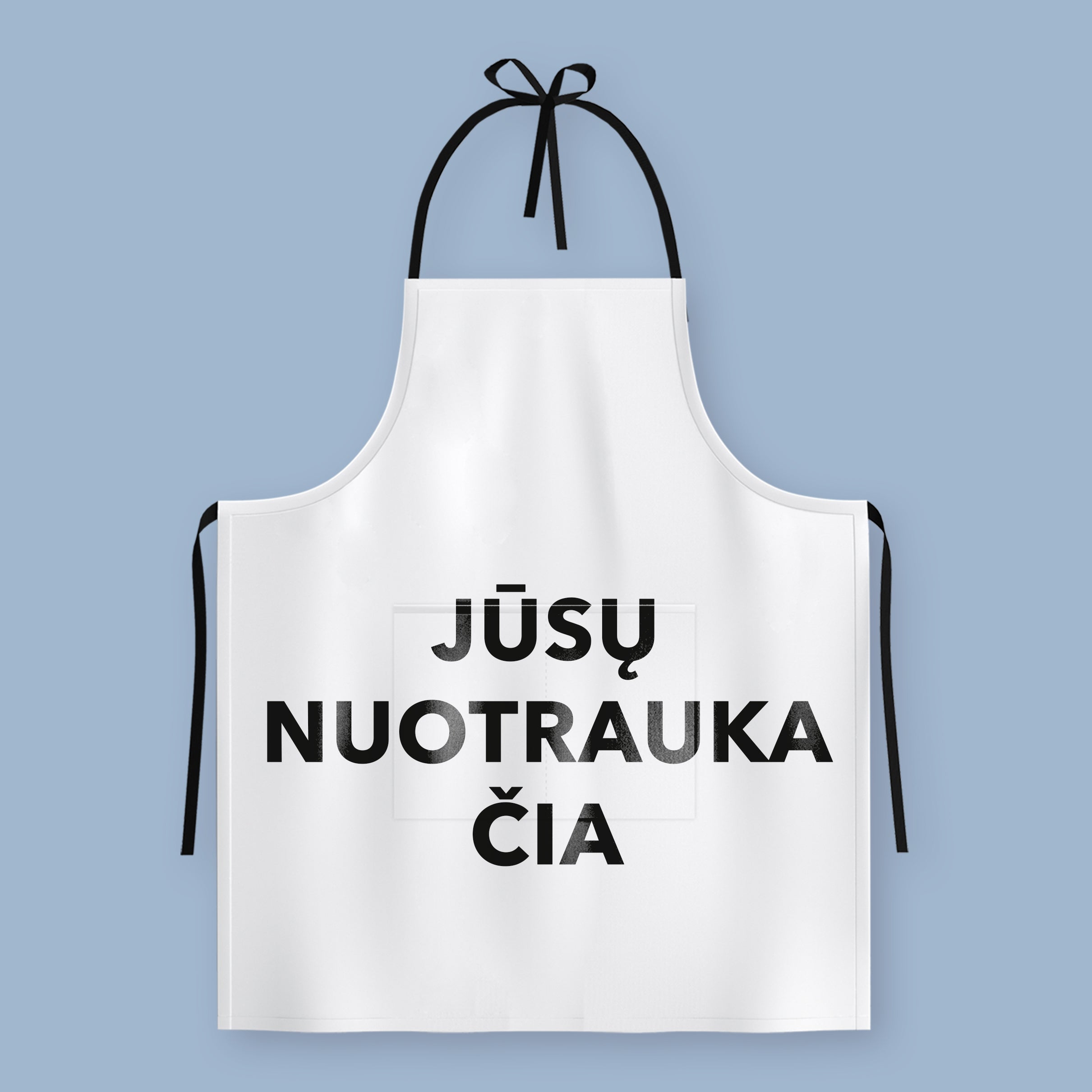 Prijuostė su jūsų nuotrauka