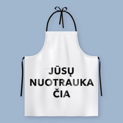Prijuostė su jūsų nuotrauka