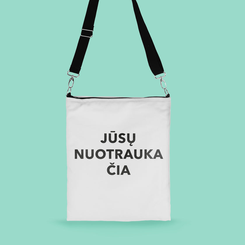 Rankinė per petį  su jūsų nuotrauka