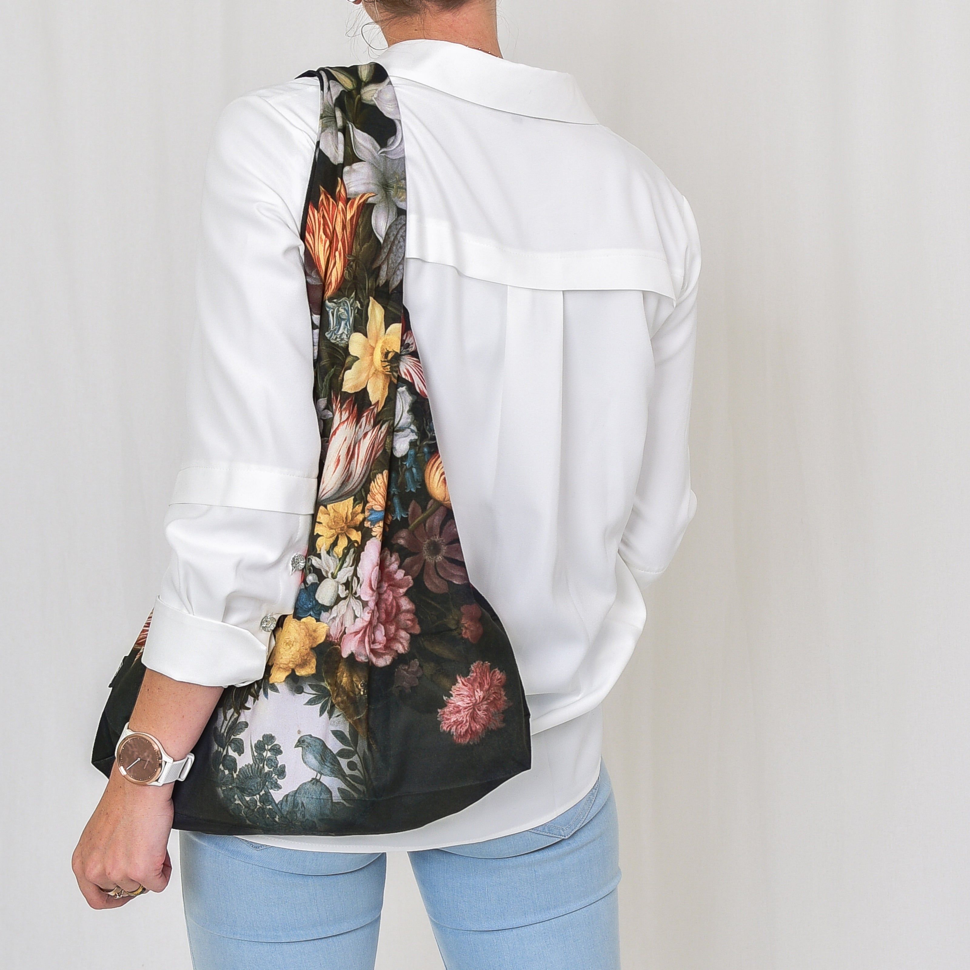 Gegužinis krepšys Ambrosius Bosschaert „Still Life Of Flowers In A Wan-Li Vase