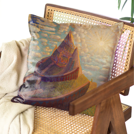 Dekoratyvinė pagalvėlė M. K. Čiurlionis „Pilies pasaka