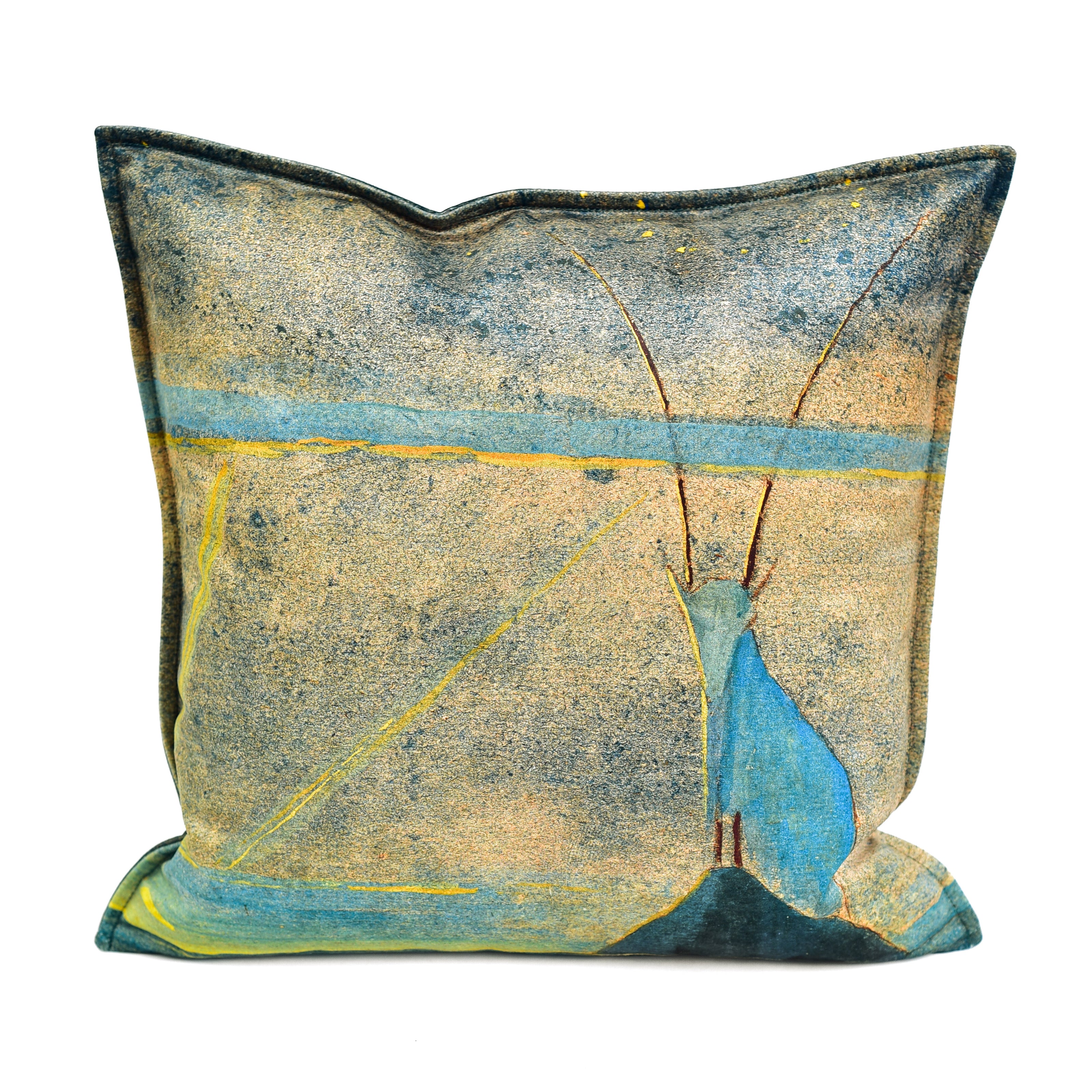 Dekoratyvinė pagalvėlė M. K. Čiurlionis „Saulė eina Ožiaragio ženklu