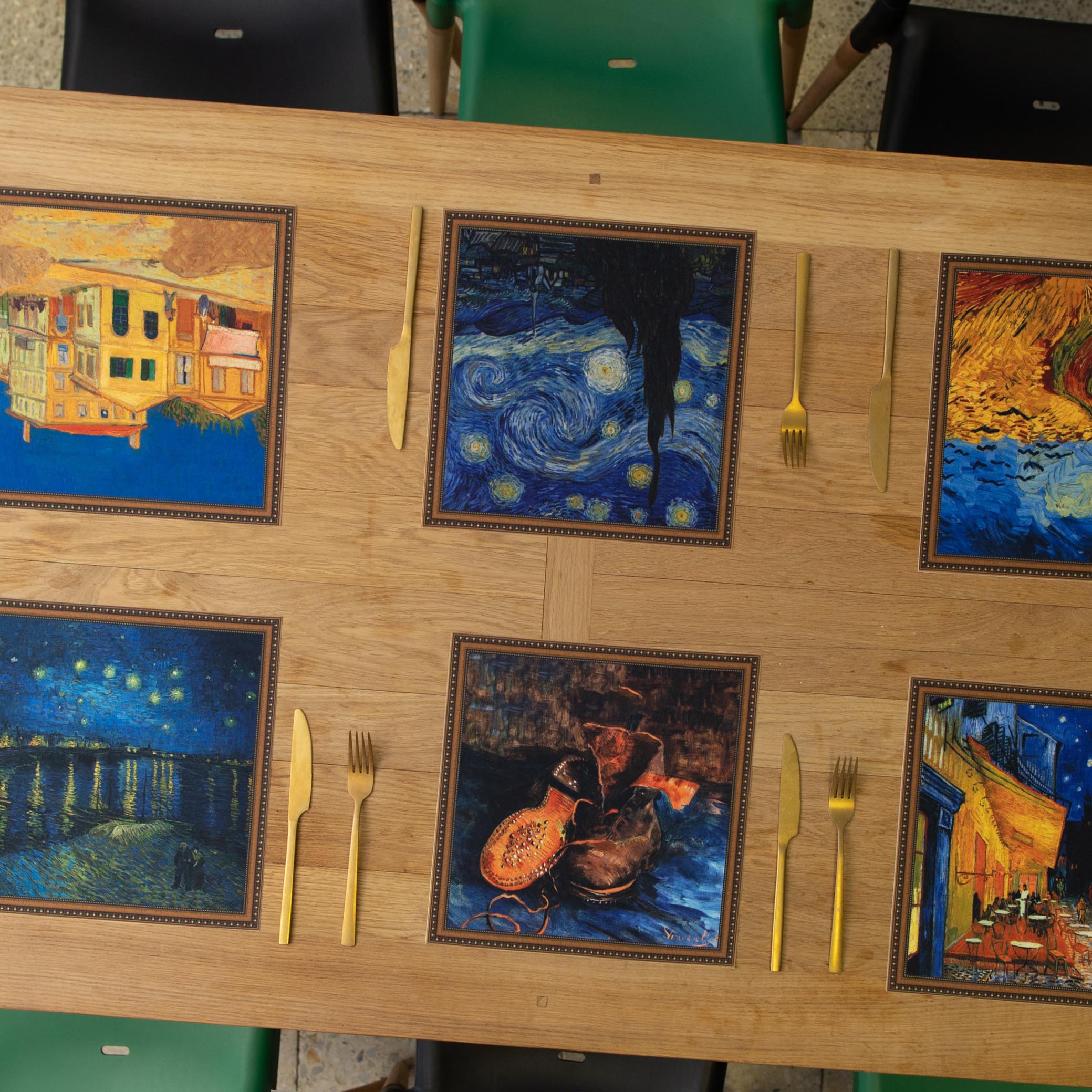 Stalo padėkliukai „Vincent van Gogh No.2