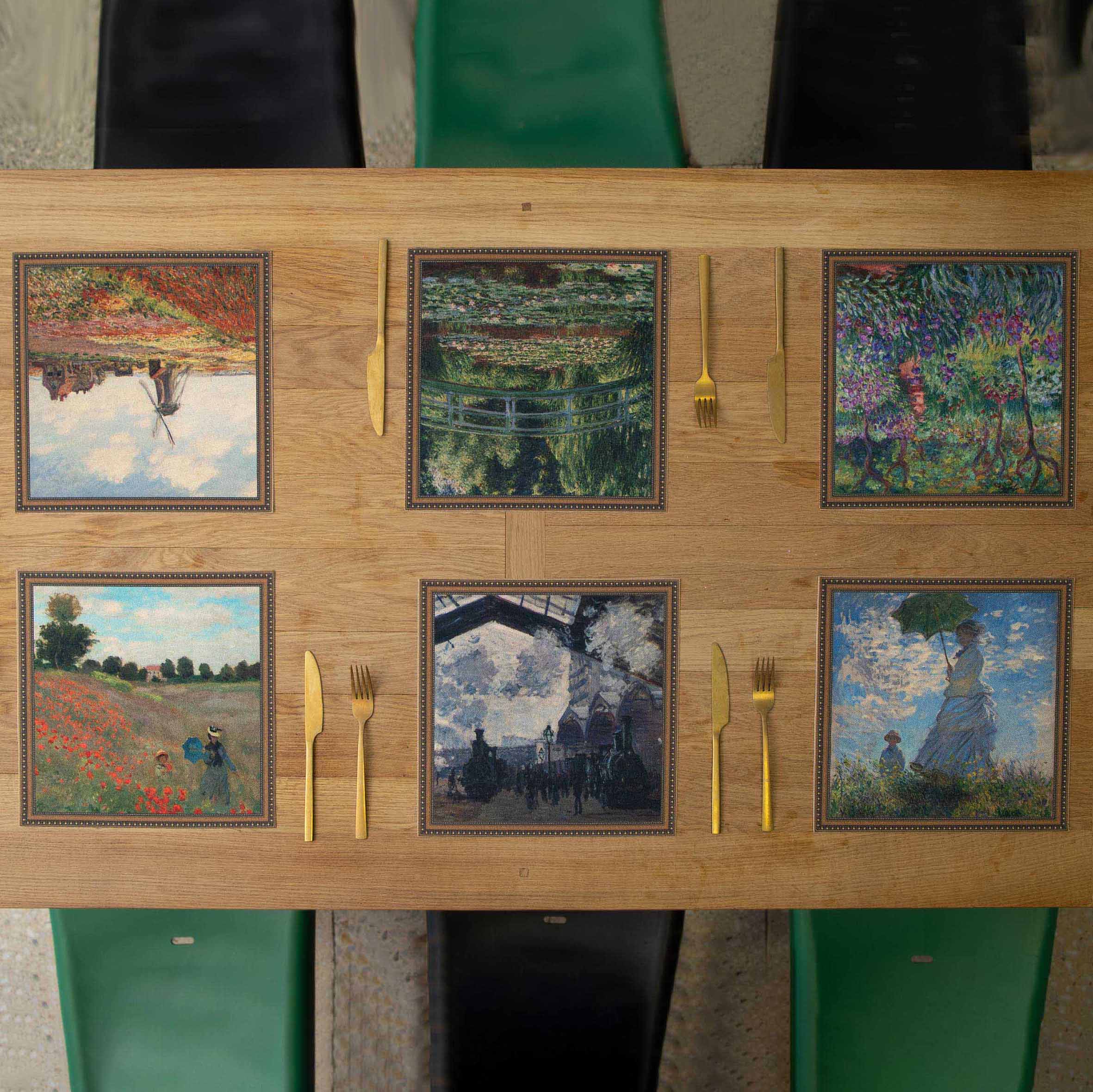 Stalo padėkliukai „Claude Monet