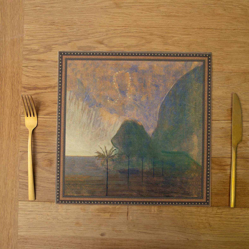 Stalo padėkliukai „Čiurlionio zodiakai