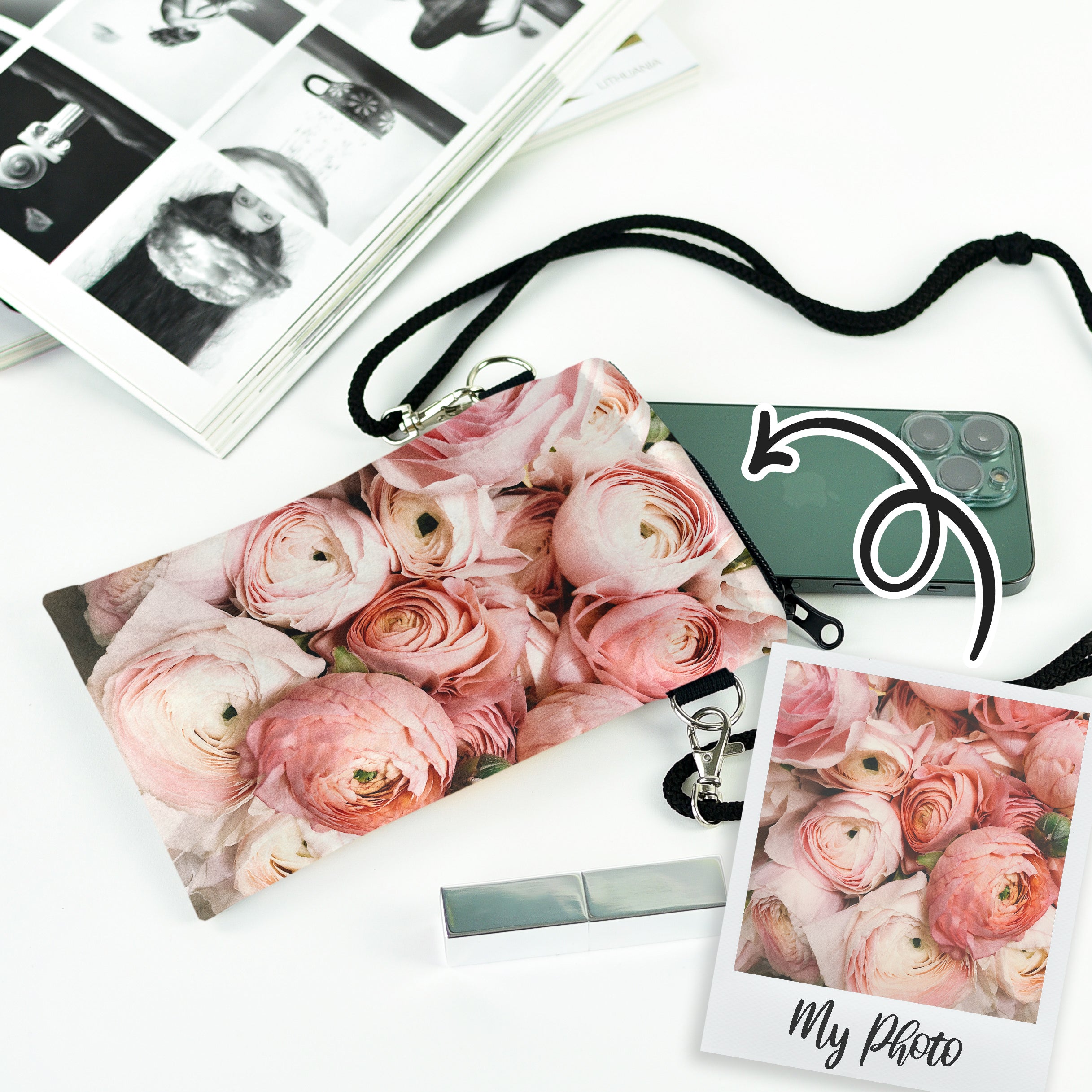 Rankinė per petį  su jūsų nuotrauka