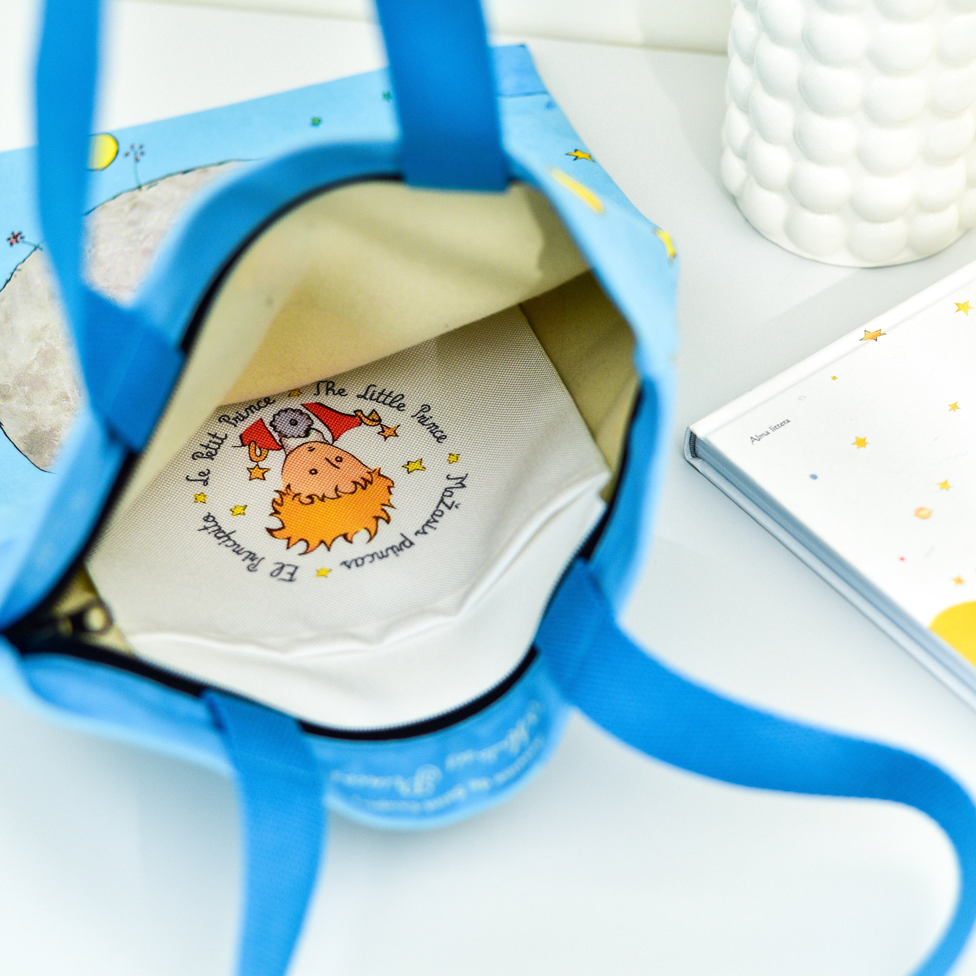 Pirkinių krepšys Antoine de Saint-Exupéry Mažasis princas „Planeta