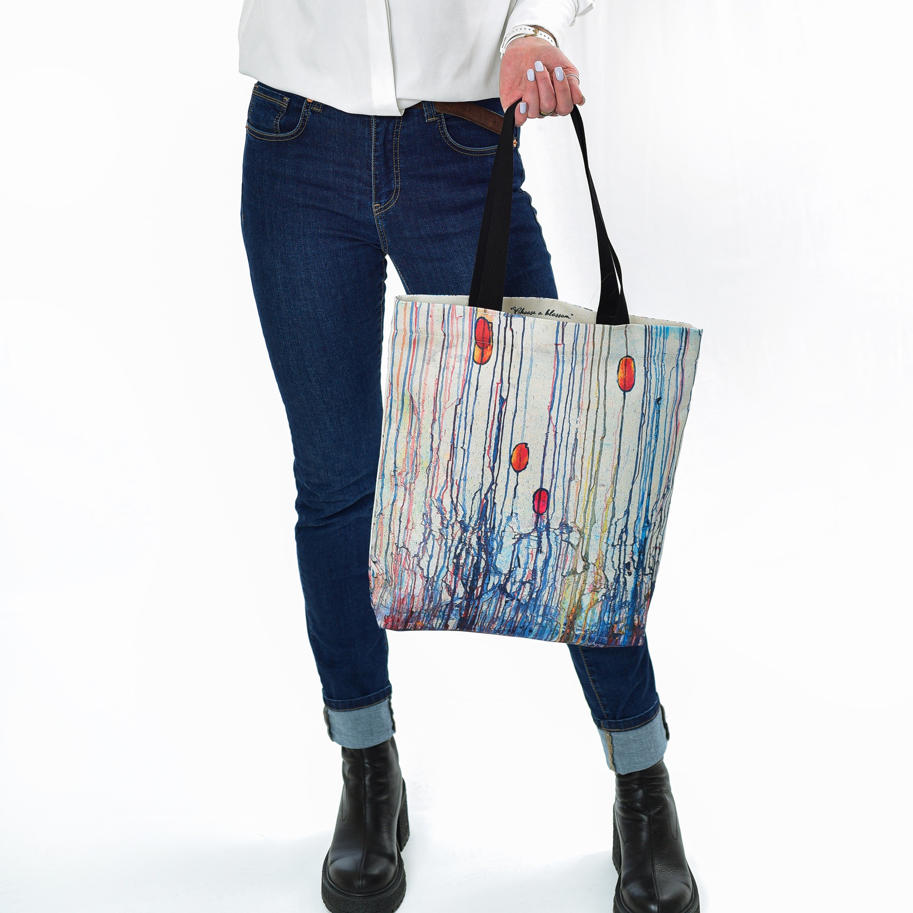 Pirkinių krepšys NeriusART „Choose a Blossom