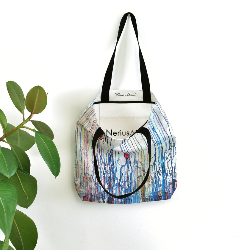 Pirkinių krepšys NeriusART „Choose a Blossom