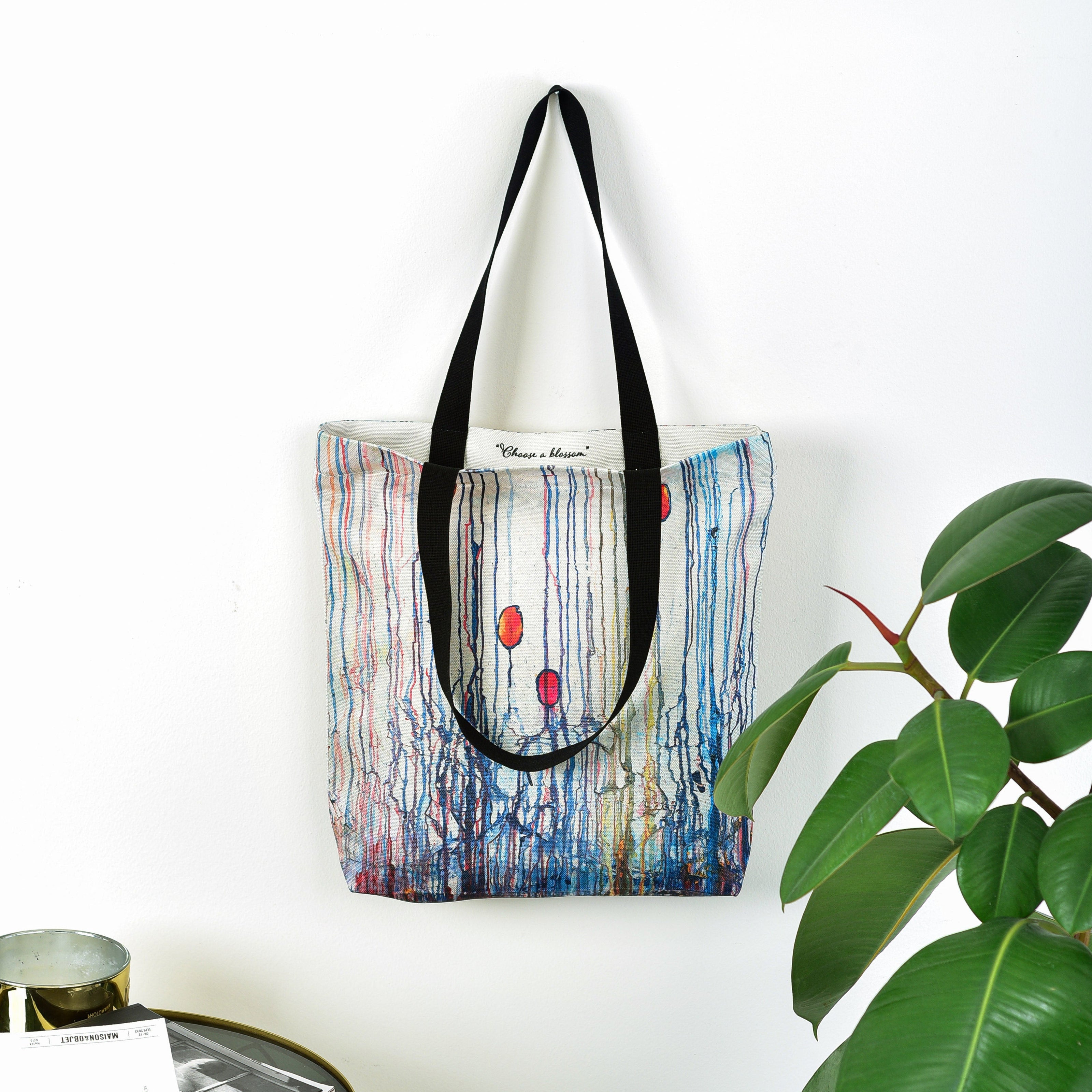 Pirkinių krepšys NeriusART „Choose a Blossom