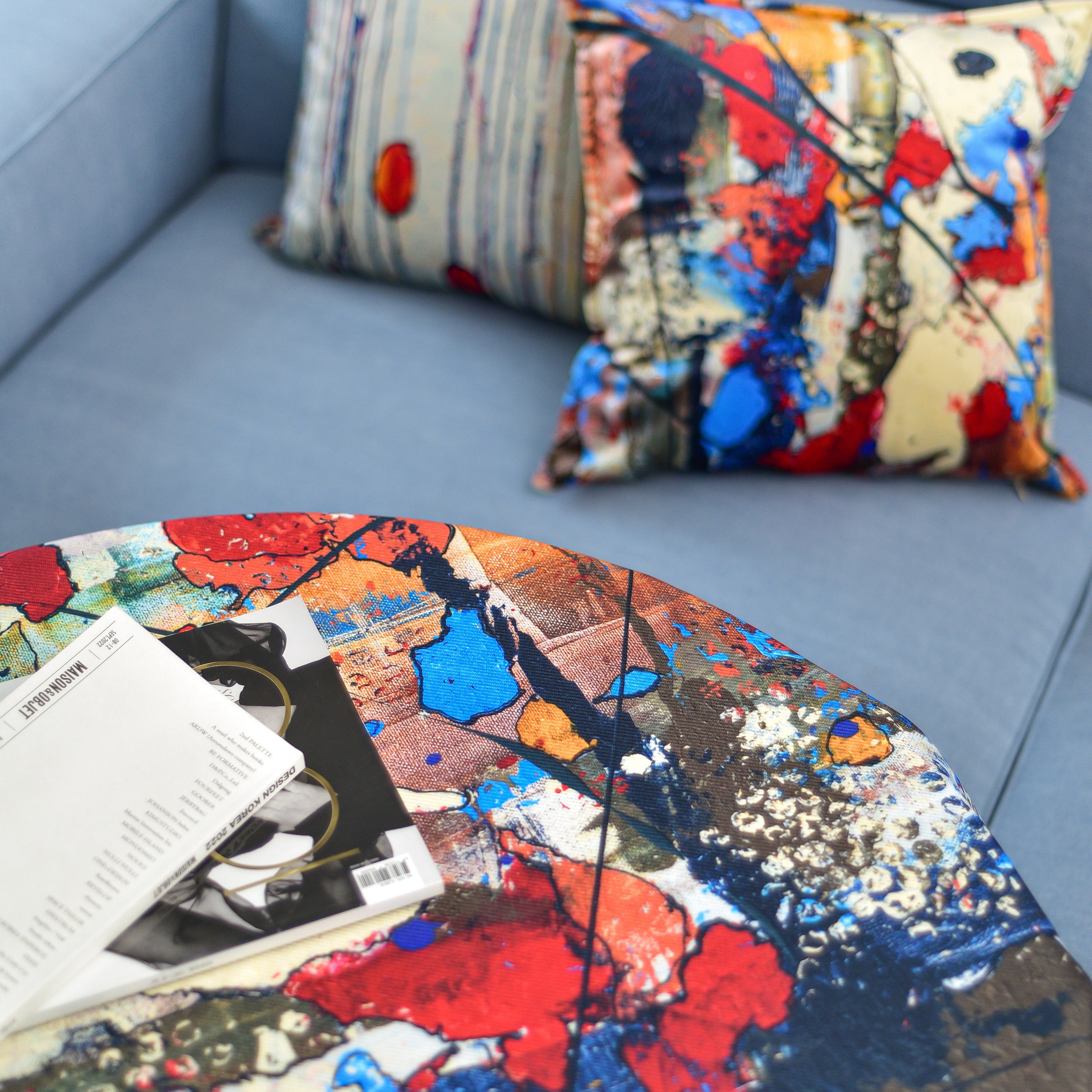 Staltiesė iš perdirbto audinio NeriusART „Unexpected Points