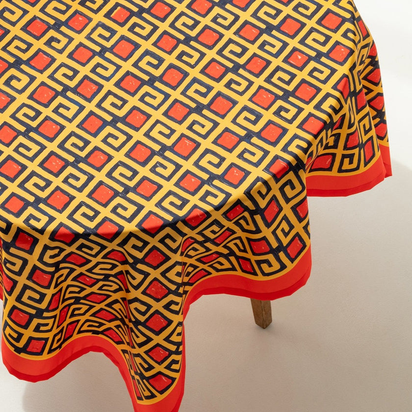 Staltiesė iš perdirbto audinio Raštų upė 113