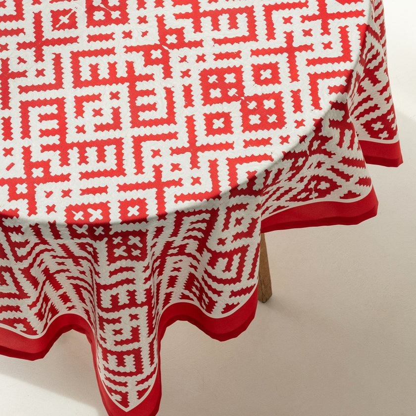 Staltiesė iš perdirbto audinio Raštų upė 116