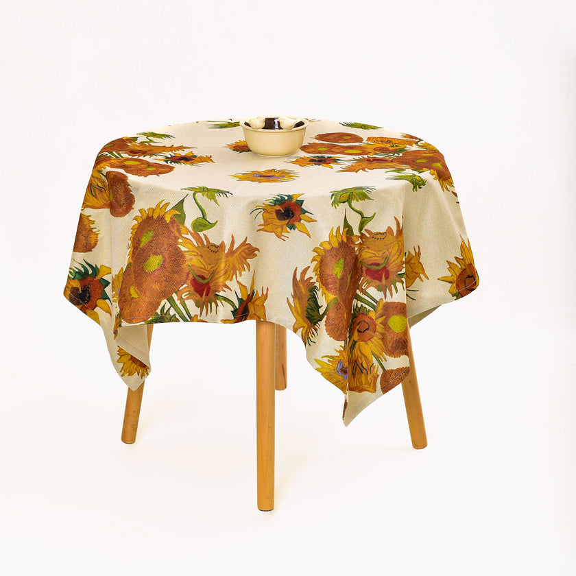Staltiesė iš perdirbto audinio Vincent van Gogh „Sunflowers Pattern