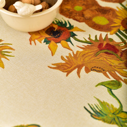 Staltiesė iš perdirbto audinio Vincent van Gogh „Sunflowers Pattern