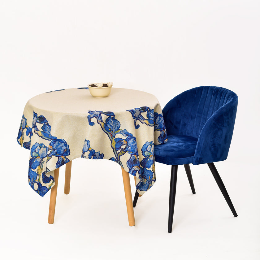 Staltiesė iš perdirbto audinio Vincent van Gogh „Irises Pattern