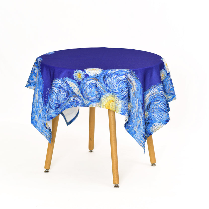 Staltiesė iš perdirbto audinio Vincent van Gogh „The Starry Night Pattern
