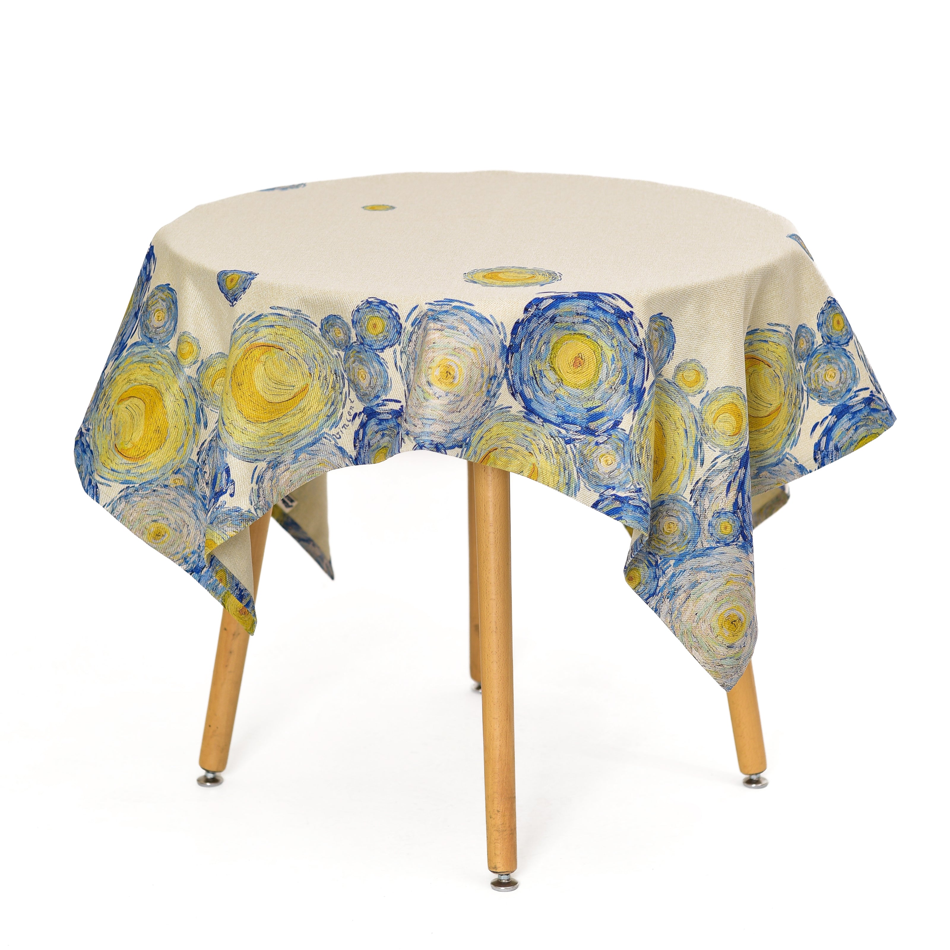 Staltiesė iš perdirbto audinio Vincent van Gogh „The Starry Night Pattern