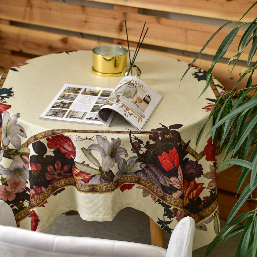 Staltiesė iš perdirbto audinio Ambrosius Bosschaert „Still-Life of Flowers