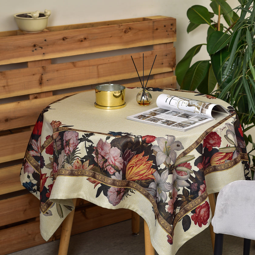 Staltiesė iš perdirbto audinio Ambrosius Bosschaert „Still-Life of Flowers