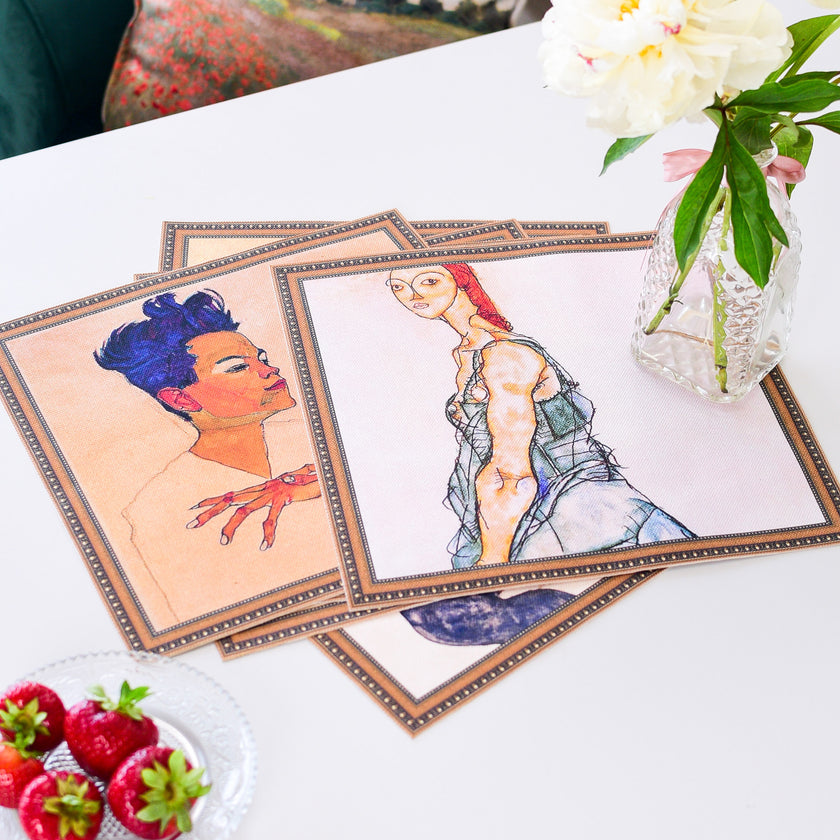 Stalo padėkliukai „Egon Schiele
