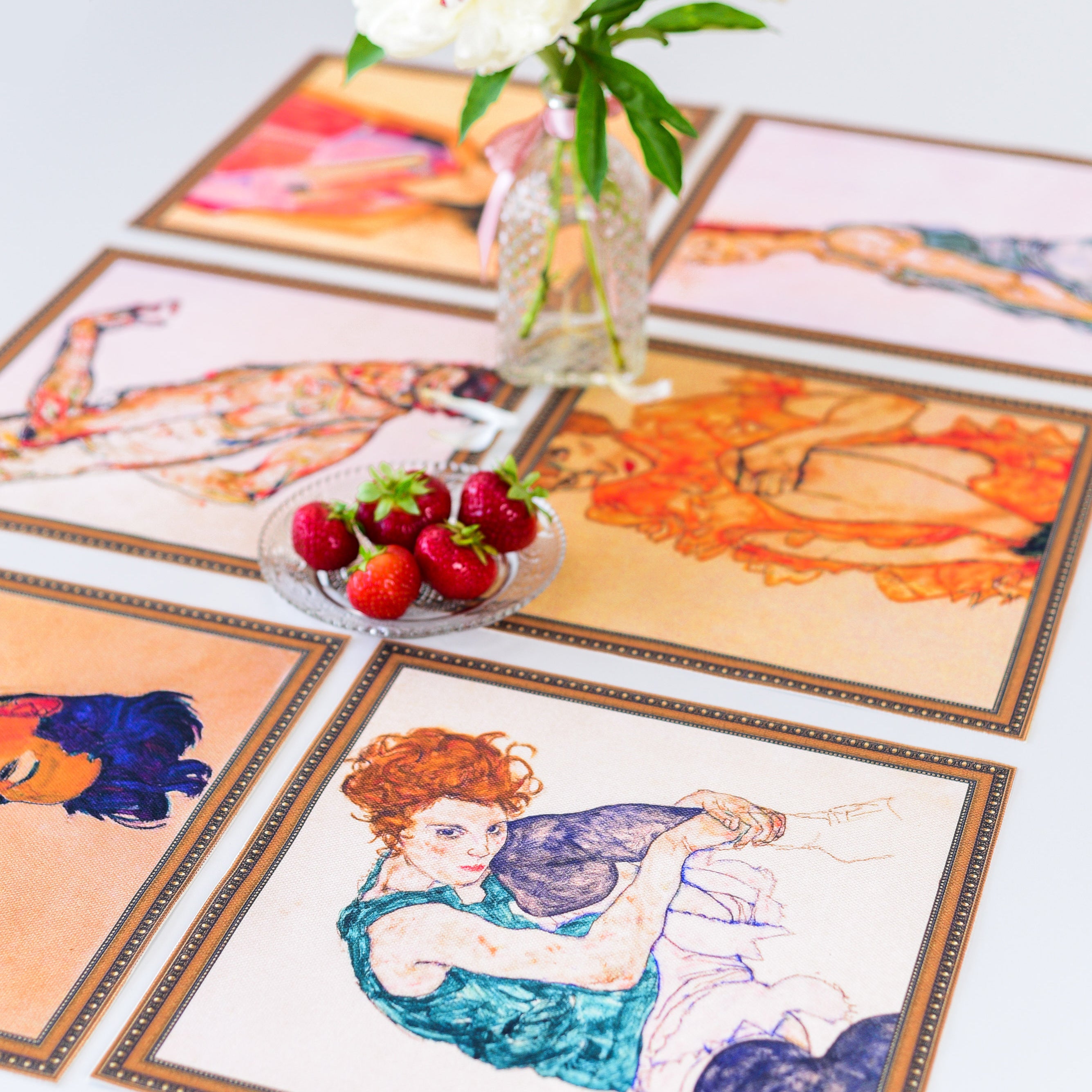 Stalo padėkliukai „Egon Schiele