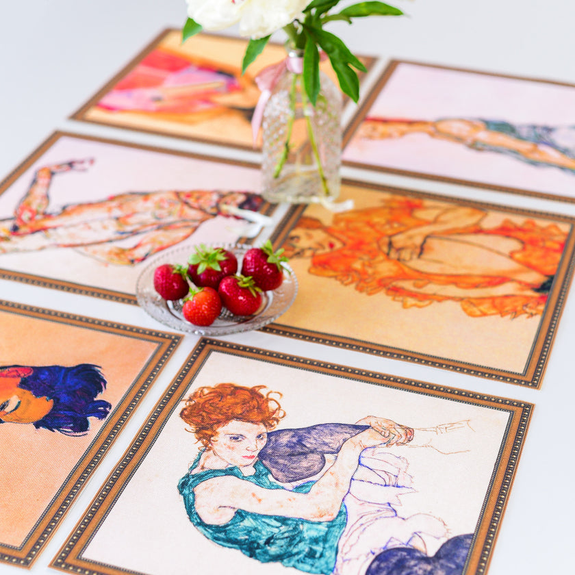 Stalo padėkliukai „Egon Schiele