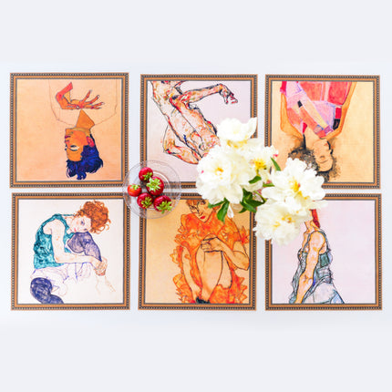 Stalo padėkliukai „Egon Schiele
