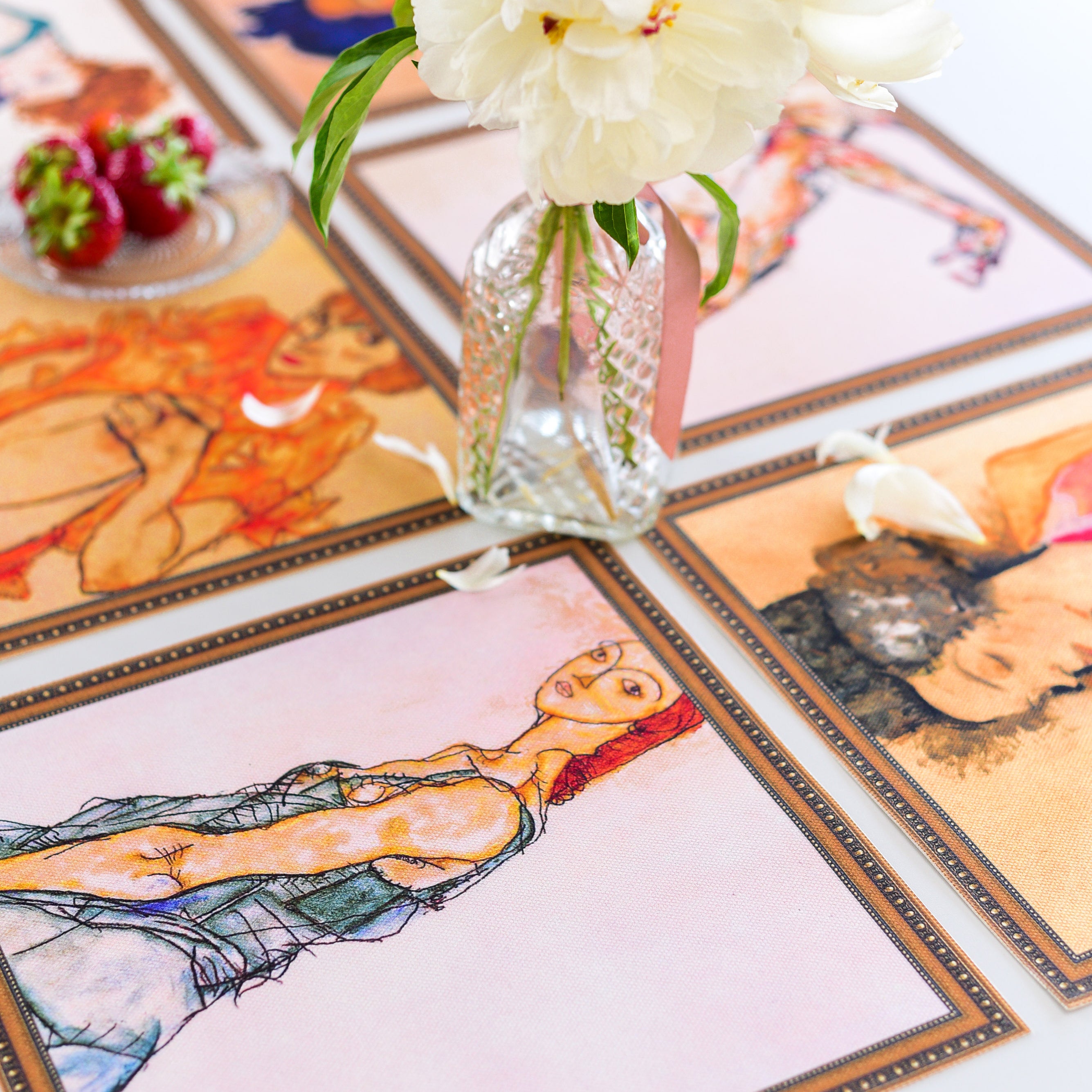 Stalo padėkliukai „Egon Schiele