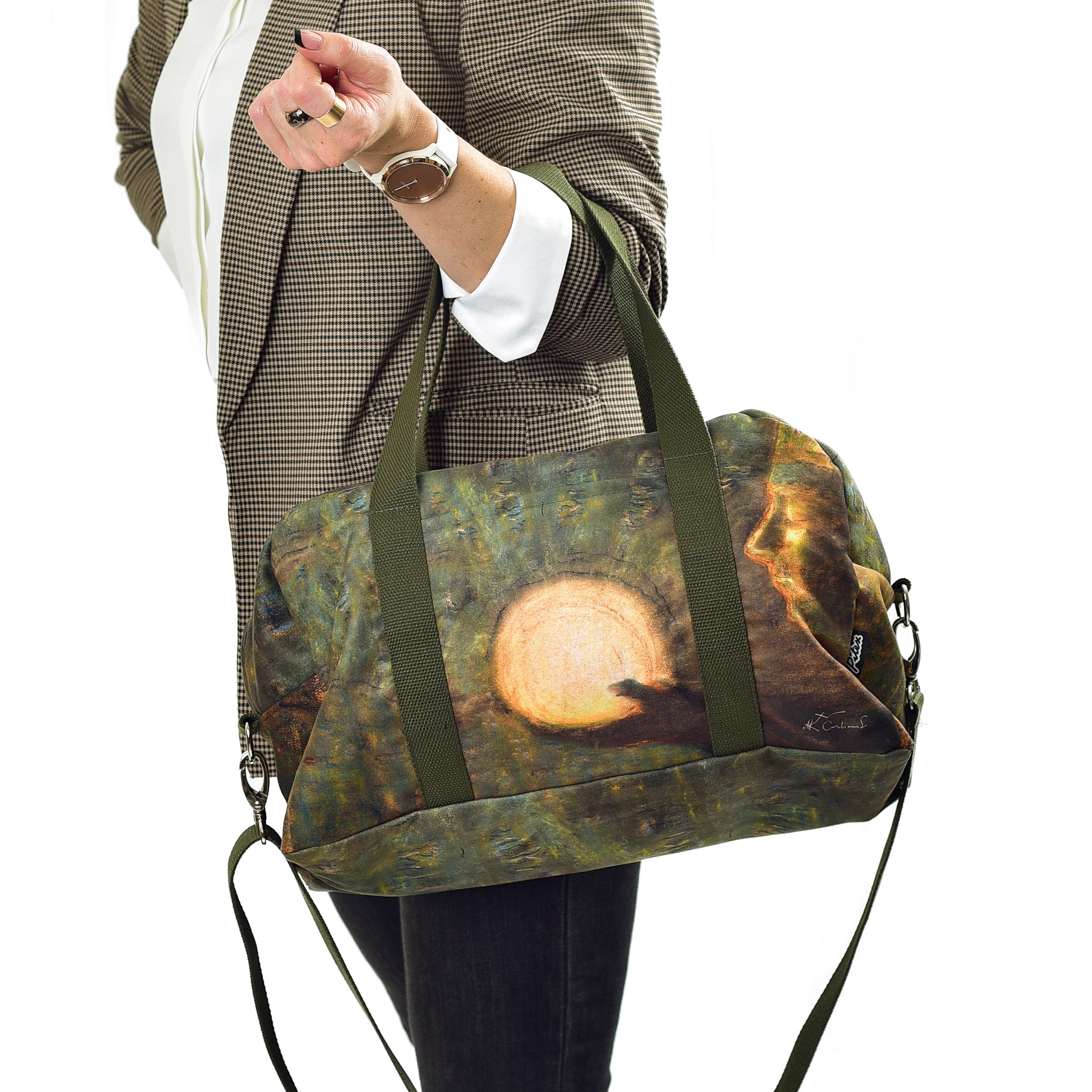 Kelioninis / sportinis krepšys M. K. Čiurlionis „Bičiulystė