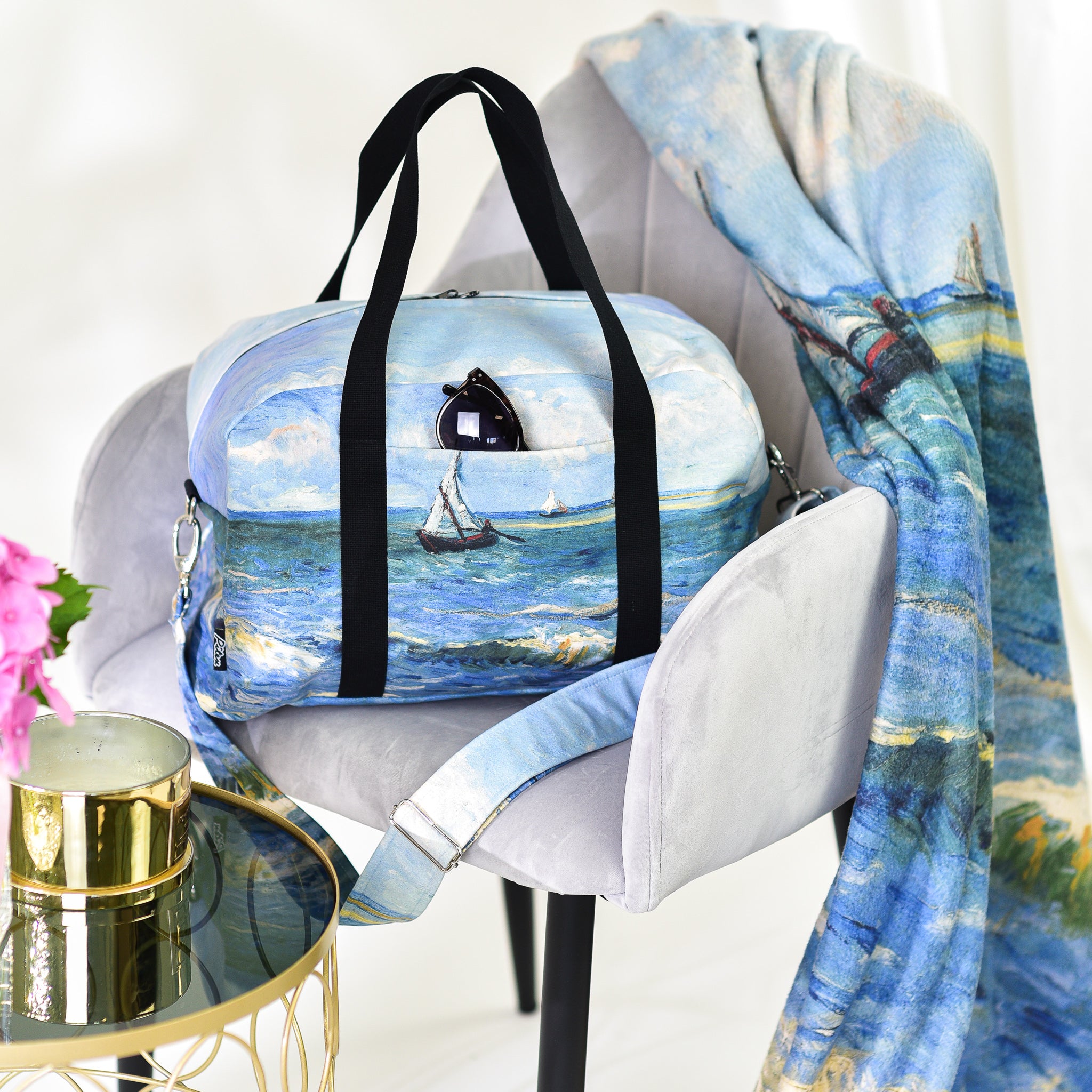 Kelioninis / sportinis krepšys Vincent van Gogh „The Sea at Les Saintes-Maries-de-la-Mer