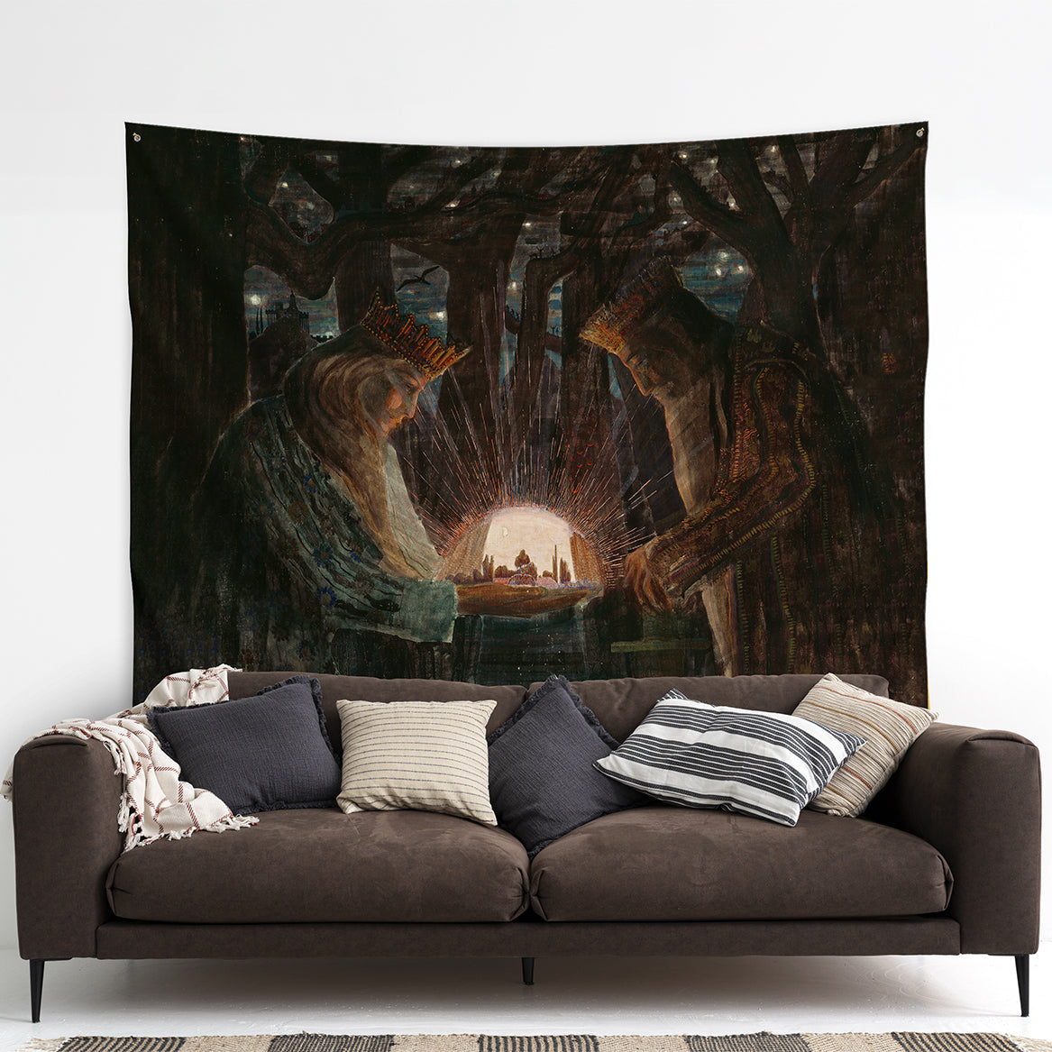 Sienos dekoracija gobelenas M. K. Čiurlionis „Karalių pasaka