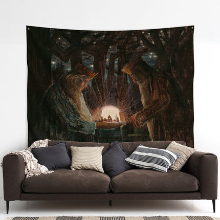 Sienos dekoracija gobelenas M. K. Čiurlionis „Karalių pasaka